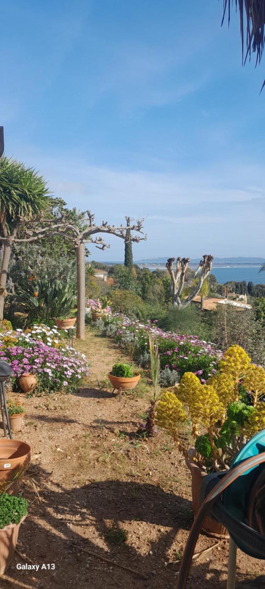 F3 Rdc Villa Vue Mer 180 Face A La Pointe De Giens Carqueiranne Exteriör bild